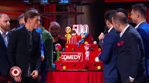 ComedyClub — Торт в честь 500 выпуска